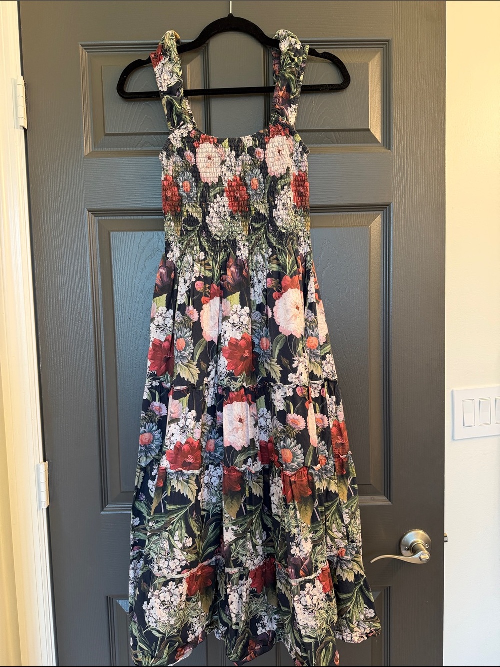 Floral Smocked Maxi Dress